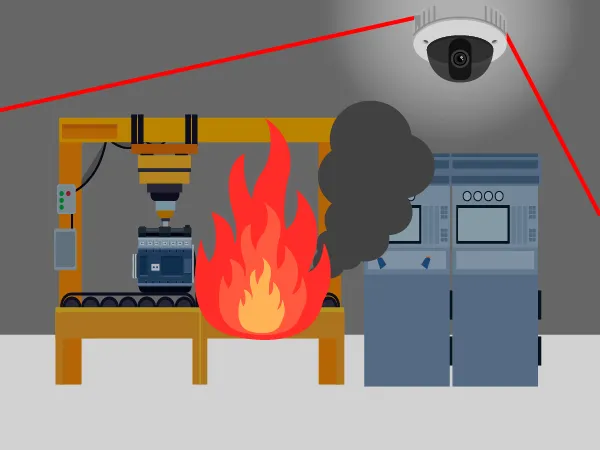 工場の防災管理イメージ