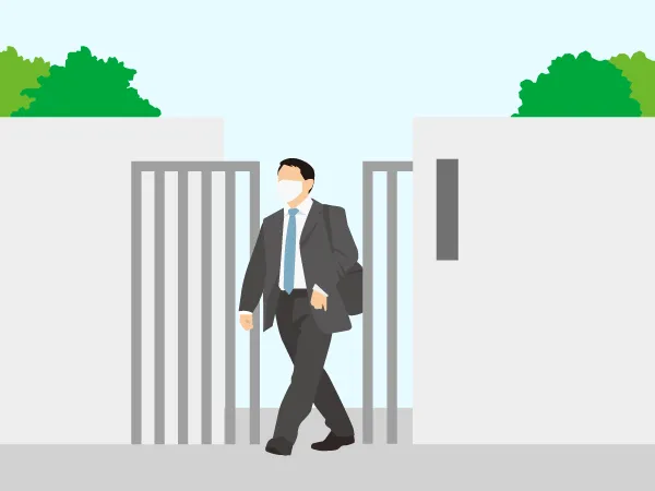 裏門(通用門)イメージ